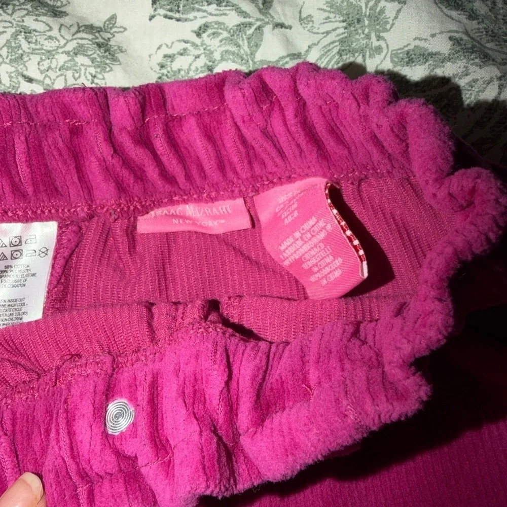 Isaac Mizrahi Fuchsia Corduroy Skirt